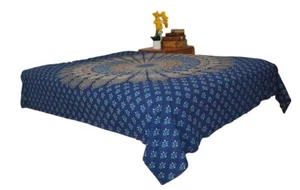 AamiraA Hippie Must Blue Mandala Tapestry Bohemian Wall Hanging Throw Dorm Decor - Picture 1 of 10