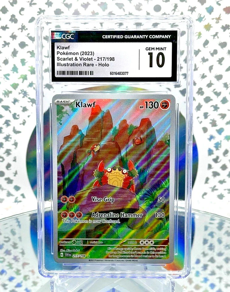 CGC 10 Klawf 217/198 S&V Base Set Secret Illustration Rare Pokemon Card - Image 1 of 1