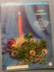 Joyful Christmas All-Organ Ed., with Words & Chord Names. Robbins Music, 1964 - Imagen 1 de 4