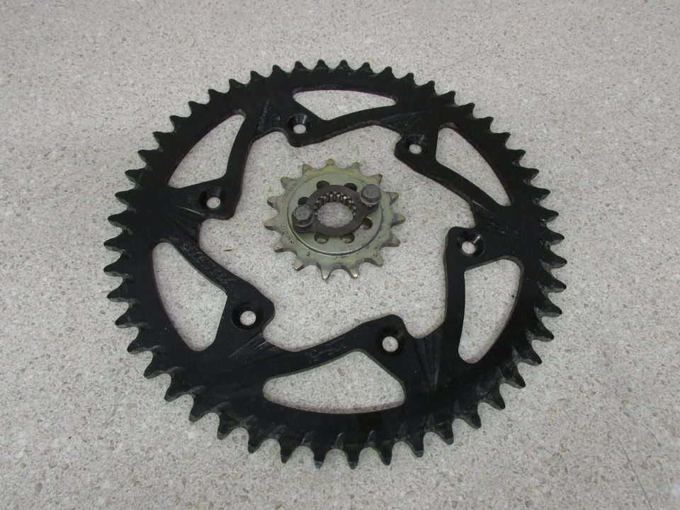 96-04 HONDA XR400R XR400 XR 400 VORTEXT 15T 前 SPROCKET & 51T 后 SPROCKET — 第 1/3 张图片
