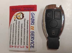 CHIAVE Mercedes Benz MB 433,92 Button x3 infrarosso NEC BGA W202 W203 W204 W210 - Picture 1 of 2