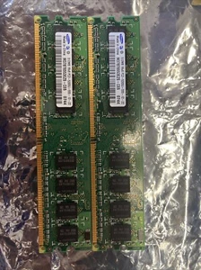 Samsung Memory Desktop SD RAM 512MB 1Rx8 PC2-5300U-555-12-ZZ X2 - Picture 1 of 1