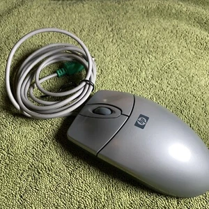 HP- O Standard PS/2 Gray Wired Mouse 5185-1212- Works Great! - Picture 1 of 5
