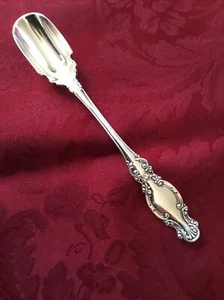 Antique Wm. Rogers Horseradish Scoop (Eagle WM ROGERS Star) c. 1800-1840 -7 1/2” - Picture 1 of 10