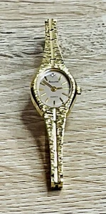 ACCURIST LADIES DRESS WATCH GOLD 507 New Battery Fitted,Working - Picture 1 of 9