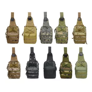 Outdoor Sling Bag Pack Chest Shoulder Backpack - Picture 1 of 15