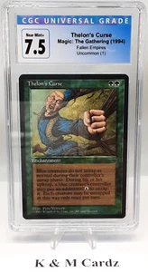 Thelon's Curse - Fallen Empires - MTG - Graded - CGC 7.5 - Vintage - Picture 1 of 5