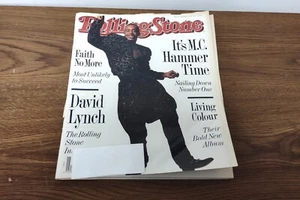 Rolling Stone Magazine #586 Sept 6 1990 David Lynch, M.C. Hammer, Faith No More - Picture 1 of 4