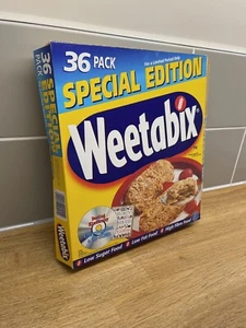 Rare Weetabix 36 Biscuit Cereal Empty Box Not 12 24 Or 48. Special Edition. 2000 - Picture 1 of 10