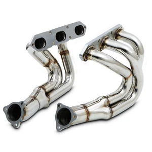 STAINLESS EXHAUST MANIFOLDS FOR PORSCHE 911 996 3.4 3.6 CARRERA NON TURBO 97-04 - Picture 1 of 8