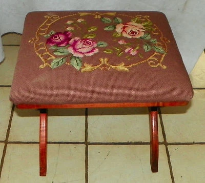 Banqueta/banqueta Cherry Needlepoint (FS59) - Imagem 1 de 4