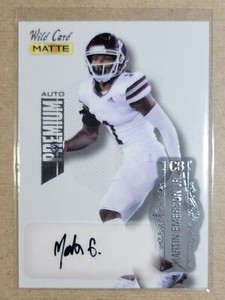 MARTIN EMERSON JR Auto - MINT 2022 Wild Card Matte White - Browns