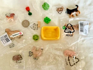 Schleich Lot Animals DOGS Cat GUINEA PIG Piglet HEDGHOG Squirrel HEN & More/ NEW - Picture 1 of 14