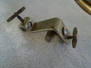 VINTAGE 1940's LEEDY STANDARD "STAYON" BASS DRUM HOOP CYMBAL HOLDER CLAMP-VG! - Picture 1 of 4