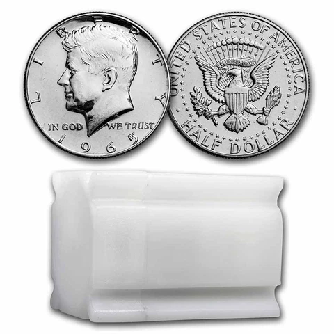 1965 Kennedy Half Dollar Roll (SMS Coins) - SKU#6082 Cover