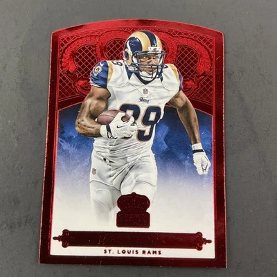 2015 Panini Crown Royale Jared Cook Red Foil /99 #5 St. Louis Rams, Packers - Image 1 of 3
