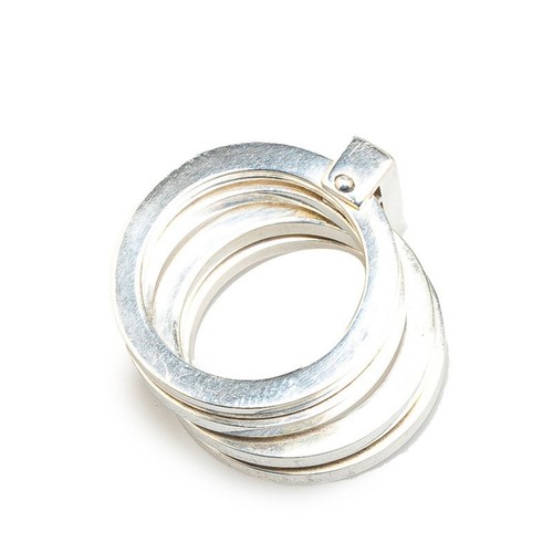 Anello Gucci 4 file SV925 argento da donna GUCCI 6 5 GZl18hnw