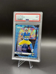 2024 PANINI PRIZM BLAKE CORUM RC BLUE WAVE /230 PSA 9 MINT 🔥 - Picture 1 of 2