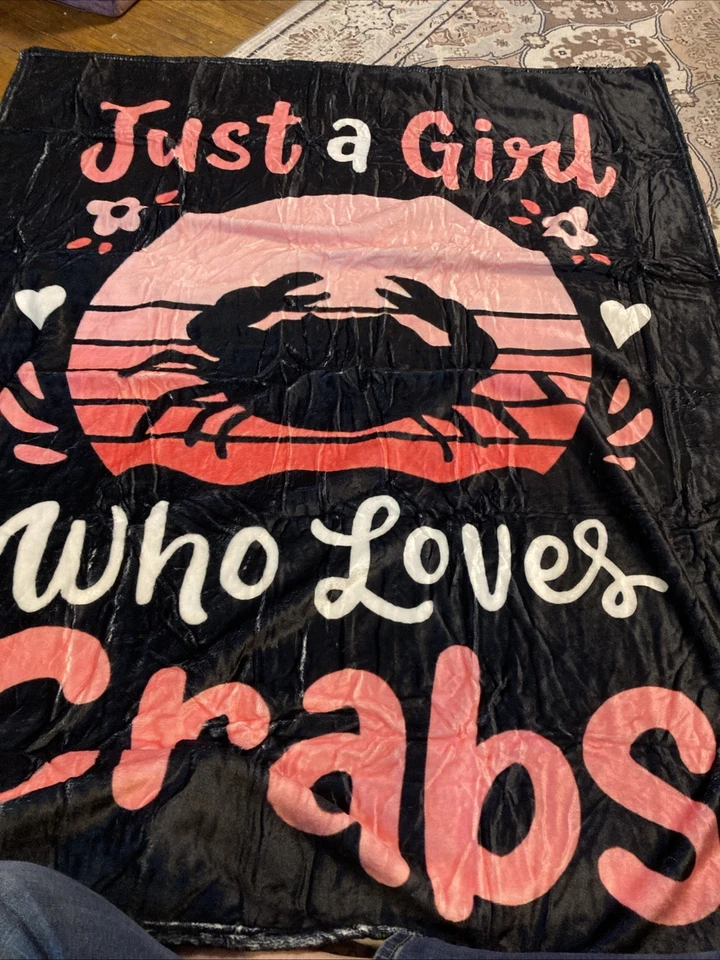Manta polar Just A Girl Who Loves Crabs 50x60 Foto 1 de 1