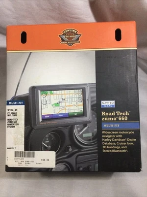 Harley Davidson Road Tech Zumo 660 Navigation System Motorcycle GPS Bundle - Image 1 of 4