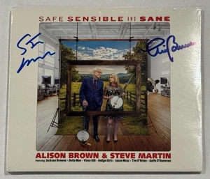 Steve Martin & Alison Brown signed Safe, Sensible and Sane CD Autogramm  - Bild 1 von 4