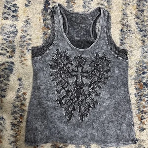Camiseta sin mangas Maurice Premium L adornada con piedras del Rin - Imagen 1 de 4