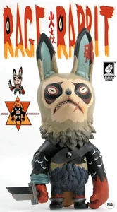 1000TENTACLES Rage Rabbit Limited Ver. Sofubi Fashion Figure 23.5cm New In Stock - Picture 1 of 13