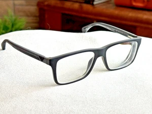 Emporio Armani EA3034 5229 - Matte Black-Rubber Gray 55 16 145 - Frames Only - Picture 1 of 20