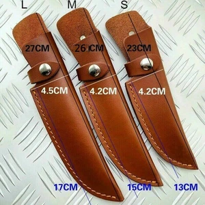 Taschenmesser Leder Messerscheide Lederscheide für Jagdmesser Messerholster ; - Picture 1 of 7
