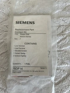 Genuine Siemens 75DF14 Contact Kit Innova Series Size 1 New!!!! - Picture 1 of 2