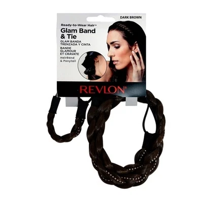 Revlon Synthetic Hair Braid Band and Tie Braid band (Dark Brown) - Image 1 of 4
