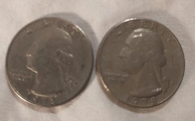 1978 Washington Quarter Double Filled D - Image 1 of 4