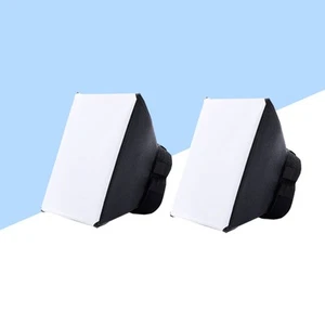 2 Pcs Diffuser for Camera Flash Light Flashgun Softbox Dslr Accessories - Picture 1 of 11
