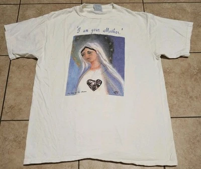 Camiseta De Colección Mary's Ministries Evangelizing The World Grande Años 90 Foto 1 de 4