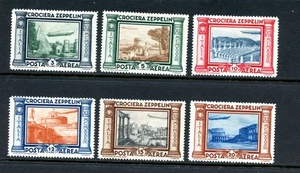 Italien #C42-C47 (I203) signiert Komp 1933 Zeppelin, M, H, VF, CV 135,00 $ - Bild 1 von 2