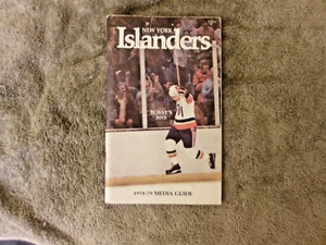 1978-79 NEW YORK ISLANDERS MEDIA GUIDE Yearbook MIKE BOSSEY 1979 Program NHL AD - Picture 1 of 20