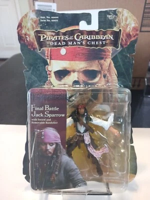 Pirates of the Caribbean DMC Jack Sparrow 3.75"  "Final Battle" Action Figure - Image 1 of 2