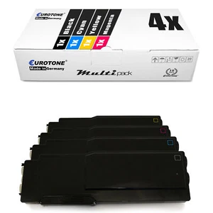 4x XXL Cartouches D'Encre Pour R Dell C 3760 3765 Dn Dnf N Bleu Rouge Jaune - Photo 1/5