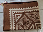 Naturhaardecke Decke von Zoeppritz 190 x 150 braun-wollweiß  NEU  mit Ettikett