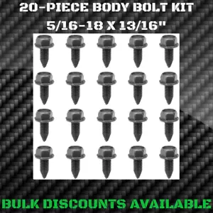 1960-1970 Ford Falcon Front End Chassis Exterior Body Bolts 5/16-18 X 13/16" - Picture 1 of 3