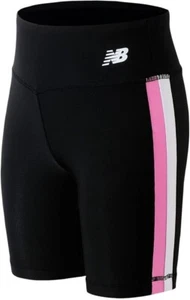 NWT New Balance Girl's Performance Bike Shorts Color Black Size S (7/8) - Picture 1 of 3