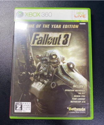 Xbox360 FALLOUT 3 GAME OF THE YEAR EDITION from JAPAN - Image 1 of 4