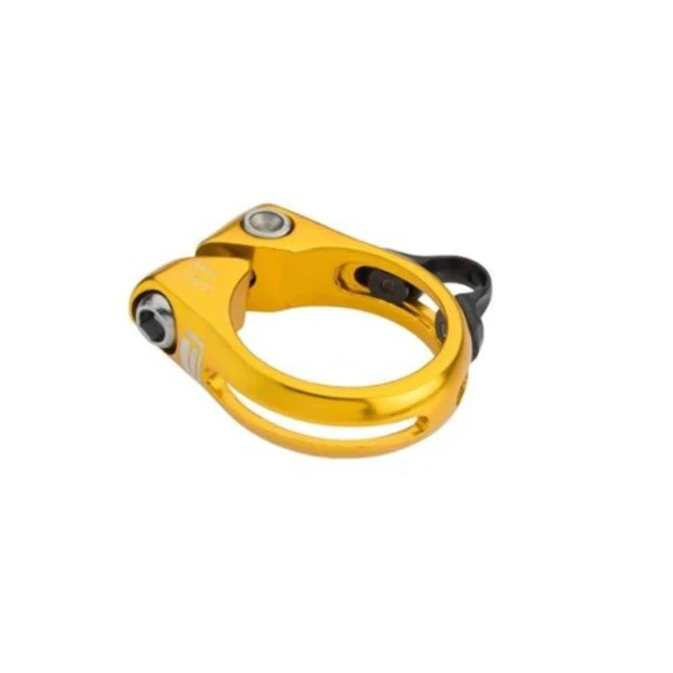 Promax DP-1 Seat Post Clamp Bolt On Dropper 34.9mm Gold Aluminum 34.9 DP1 Cable - Image 1 of 1