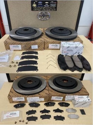 2020-2024 TOYOTA HIGHLANDER OEM GENUINE FRONT & REAR BRAKE ROTORS PADS & SHIMS - Image 1 of 4