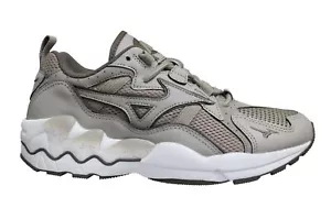 Mizuno Sport Style Wave Rider 1 Mens Taupe Trainers - Picture 1 of 3