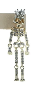 PRECIO REDUCIDO Pin Tac Cristal Esqueleto Colgante Halloween.  3 COLORES DISPONIBLES - Imagen 1 de 3