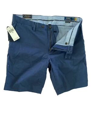 Polo Ralph Lauren elástico calce ajustado para hombre talla 35 azul Foto 1 de 4