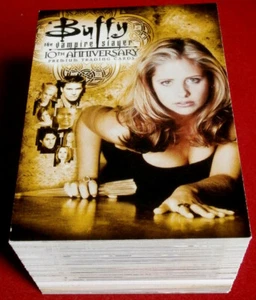 BUFFY THE VAMPIRE SLAYER: 10TH ANNIVERSARY - Complete Base Set (90 Cards) 2007 - Picture 1 of 12