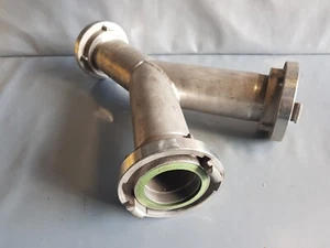 Profi VA Edelstahl Y-Verteiler Y-Stück Storz B Kupplung AWG Feuerwehr Bundeswehr - Picture 1 of 5