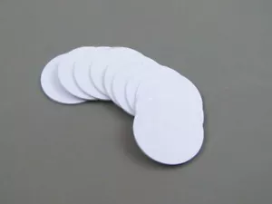 25 mm etiqueta de disco blanca 13,56 MHz MF1 IC sin contacto rfid S50 - paquete de 5 - Imagen 1 de 1
